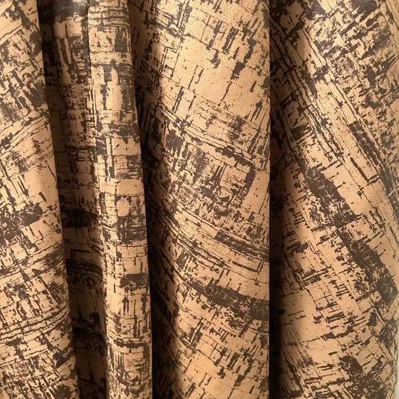 Diane von Furstenburg Black and Tan Leather Sleeveless Dress - Picture 3 of 13